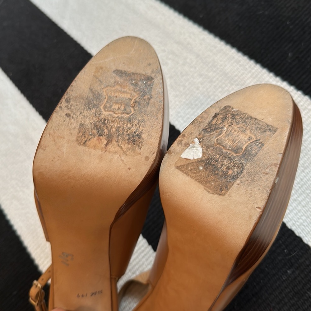 Stuart Weitzman Platform Sling Backs - image 5